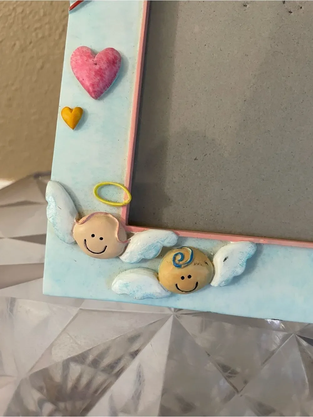Grandmas Little Angel Rainbow Sunshine 5x7 Vintage Picture Frame